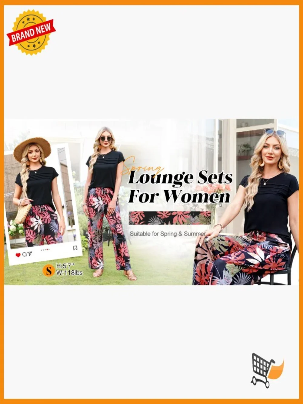 Women's Two Piece Set Matching Lounge Wide Leg Pants Tops Set